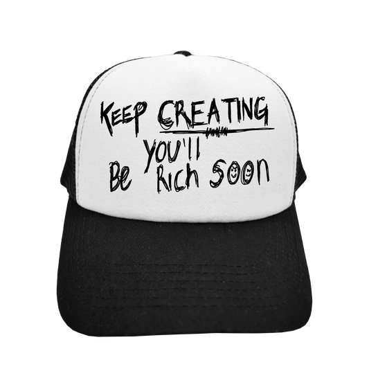 KEEP CREATING TRUCKER HAT