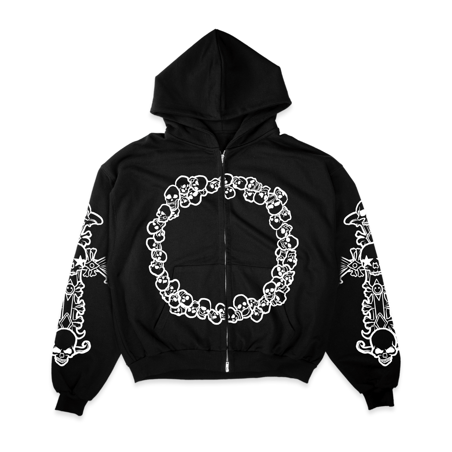 SKULL AND BONES HOODIE